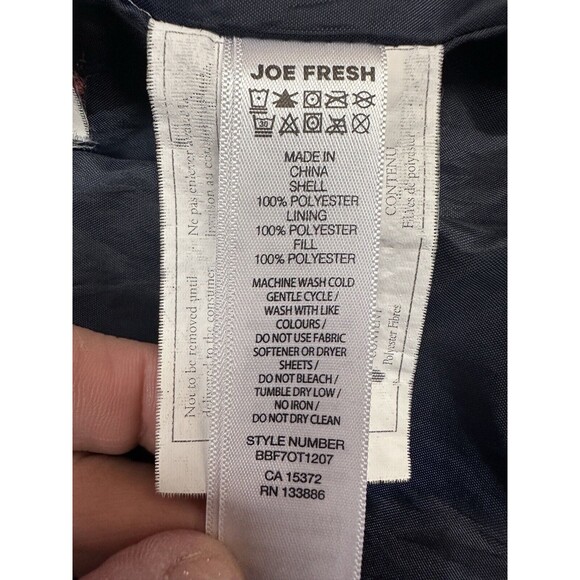 Joe Fresh Puffer Vest‎ 18-24 Mo. Camouflage Blue/gray. - Picture 6 of 7